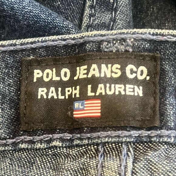 Polo Jean Co. Ralph Lauren Tattoo Flare Leg High Waist Woman Blue Jeans Sz 6 30” - Picture 5 of 9
